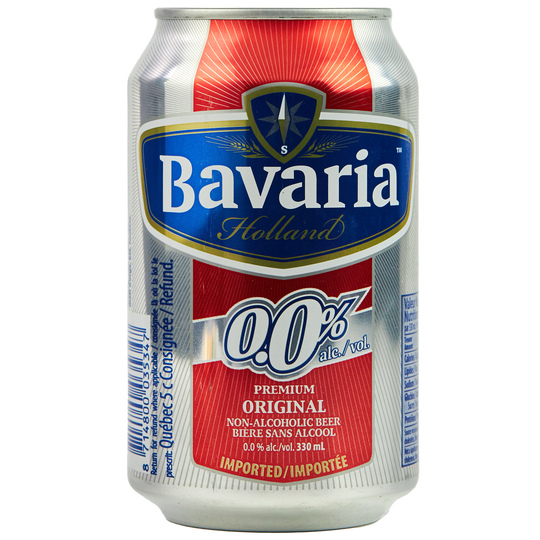 Пиво св.б/а Bavaria 0,0% 0,33л з/б