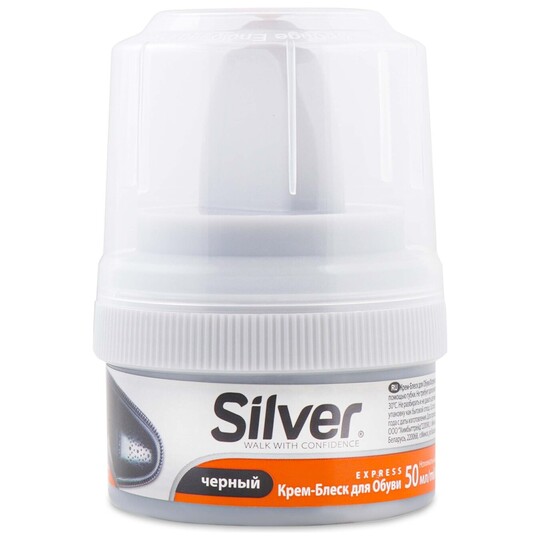 Крем-блиск д/вз.Silver Standart чор.60мл