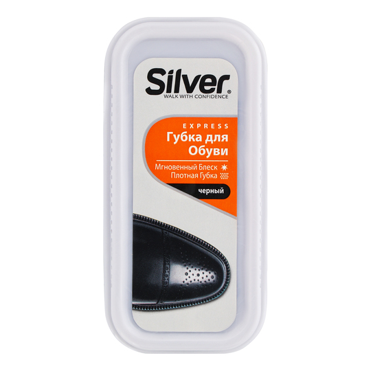 Губка-блиск д/вз.Silver чорна