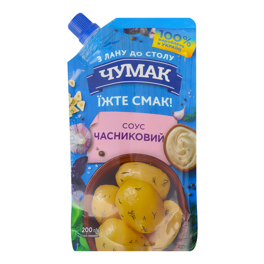 Чумак Соус Часниковий ДП 200г