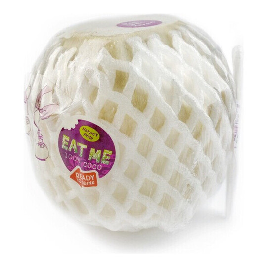 Кокос питний з трубочкою шт