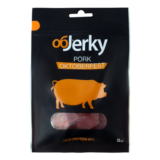 М'ясо суш.Свин.Октоб.в'ялена ObJerky 50г
