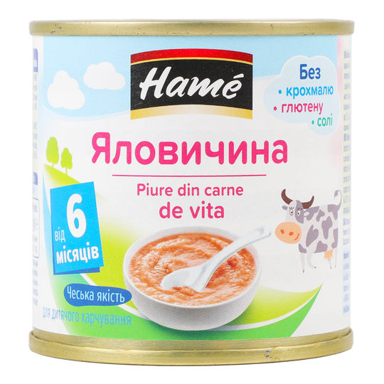 Пюре Hame м'ясне яловичина 100г