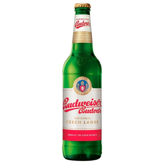 Пиво св.Budweiser Budvar 5% 0,5л с/п