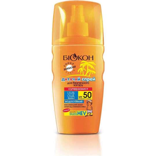 Спрей д/діт.д/без.зас.Біокон SPF50 160мл