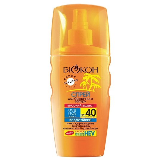 Спрей д/засм. Біок.Вис. зах.SPF-40 160мл
