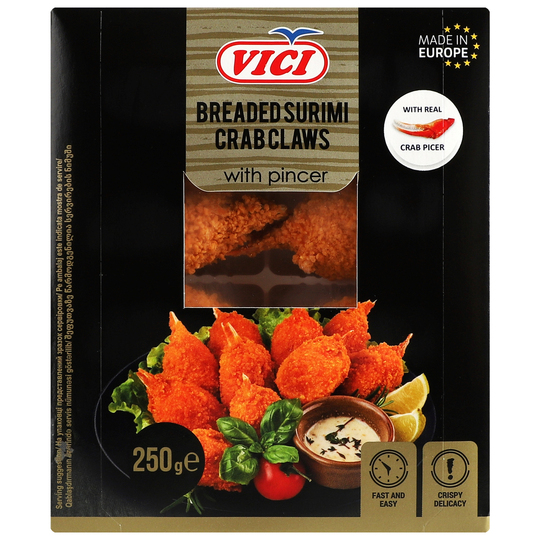 Крабові клеш.в панір.з ког.зам.Vici 250г