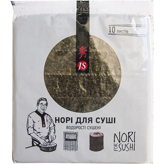 Водорості пресовані Nori Gold JS 10 лис.