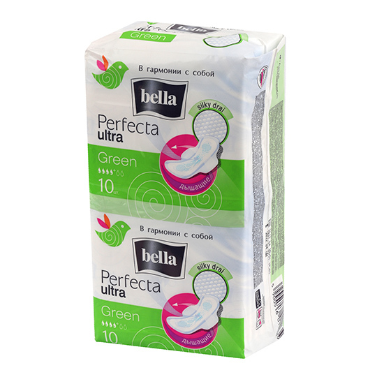 Прокладки г.Bella Perf.Green drain.10+10