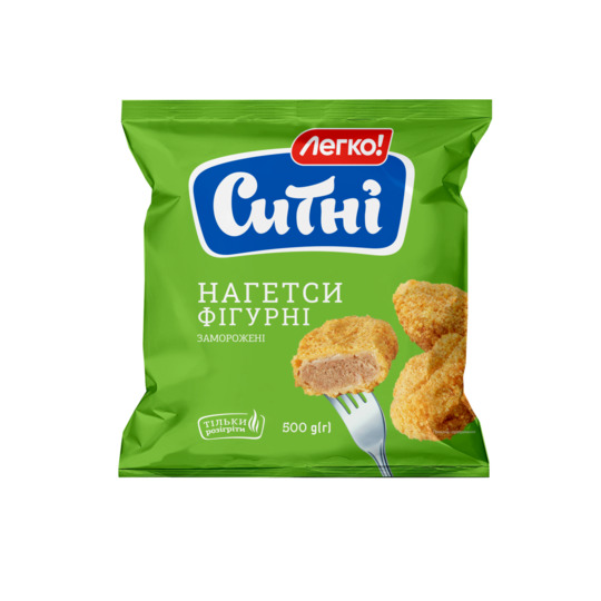 Нагетси фігурні замор.Ситні пакет 500г