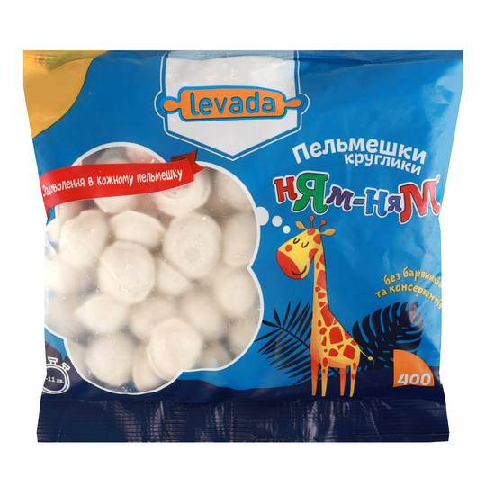 Пельмешки круглики Левада 400г