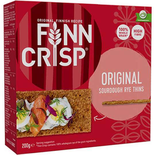 Сухарики житні з ціл.бор.Finn Crisp 200г