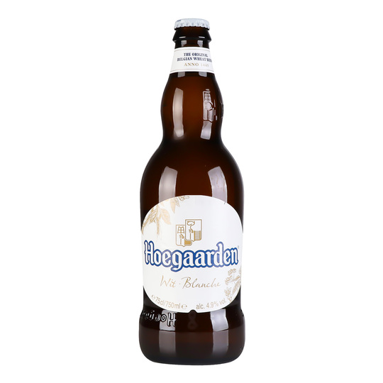 Пиво св.н/ф Hoegaarden 4,9% 0,75л с/п