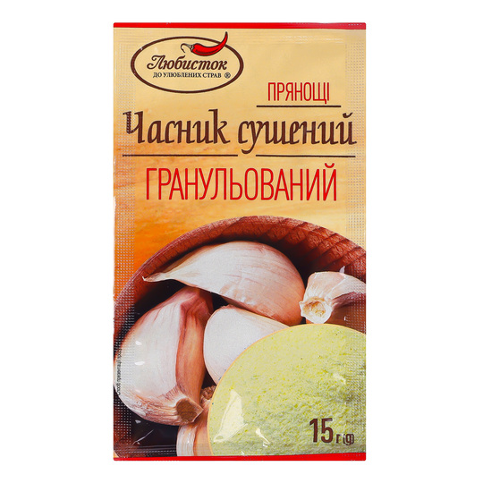 Часник гранульований Любисток 15г
