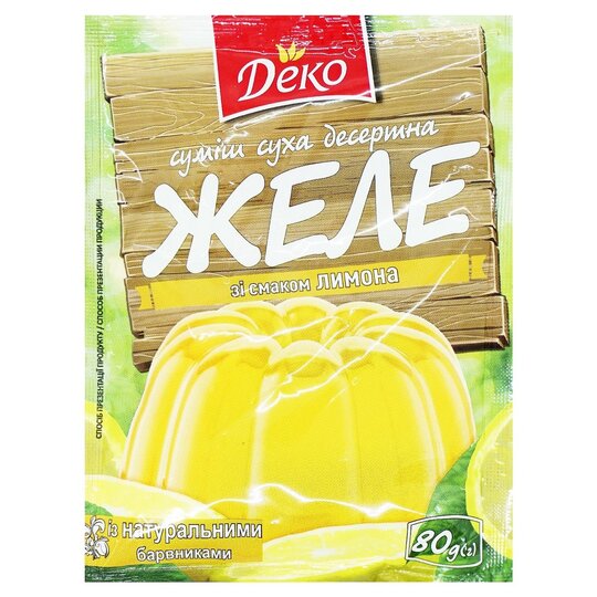 Желе Лимон Деко 80г
