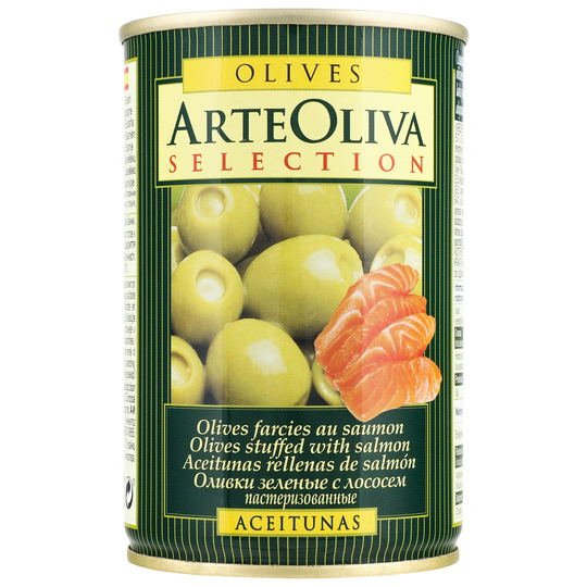 Оливки фарш.лососем Arte Oliva 300г