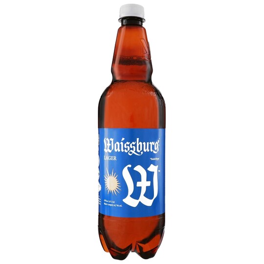 Пиво св.Waissburg Lager 4,7% 1л ПЕТ