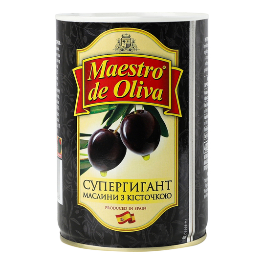 Маслини Maestro de Ol.СуперГігант.400мл