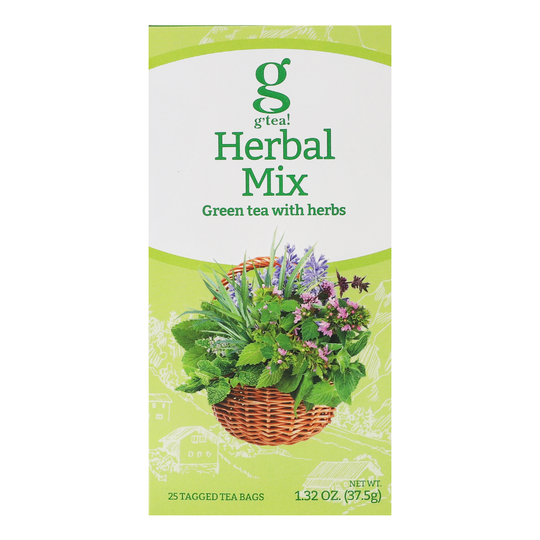 Чай зелений Хербал мікс g’tea! 25*1,5г