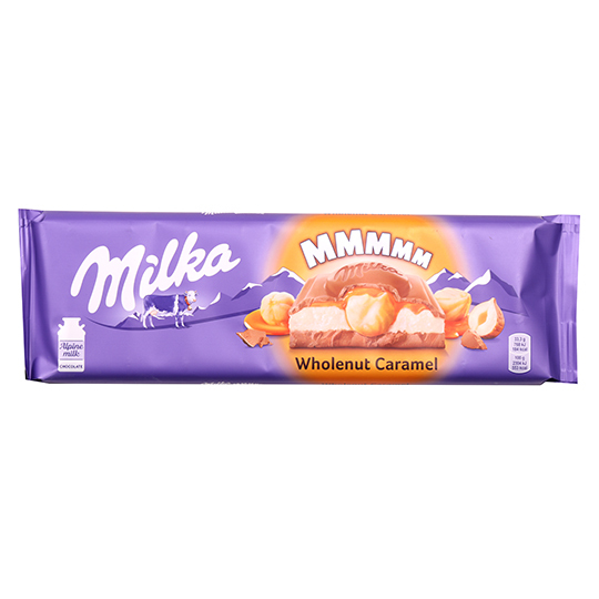 Шоколад ціл.гор.мол.кар.напов.Milka 300г
