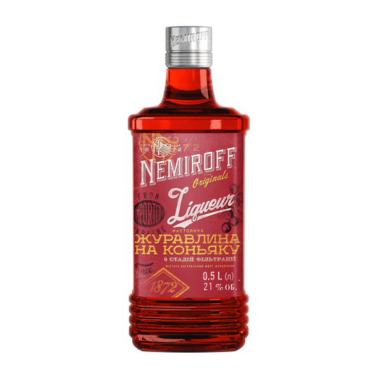 Настоянка Nemiroff Журавлина 21% 0,5л