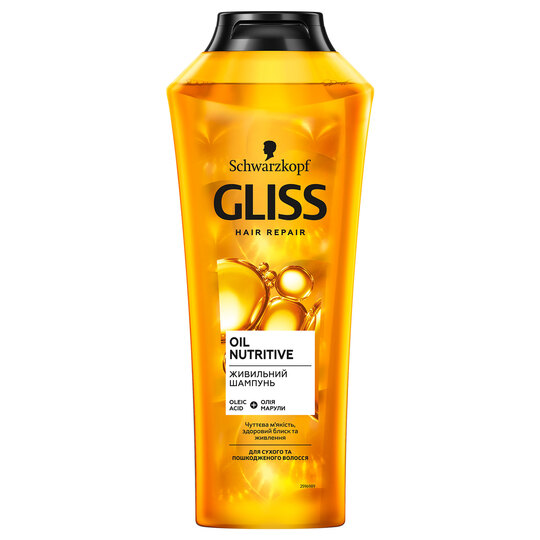 Шампунь Gliss Kur Nutrit.д/дов.вол.400мл