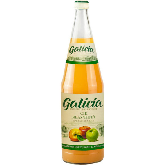 Сік Galicia яблуко 1л с/пл