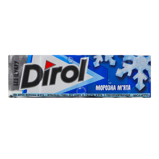 Гумка Дірол морозна м’ята 14г