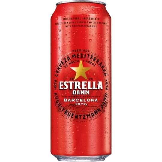 Пиво св.Estrella Barcelona 4,6% 0,5 з/б