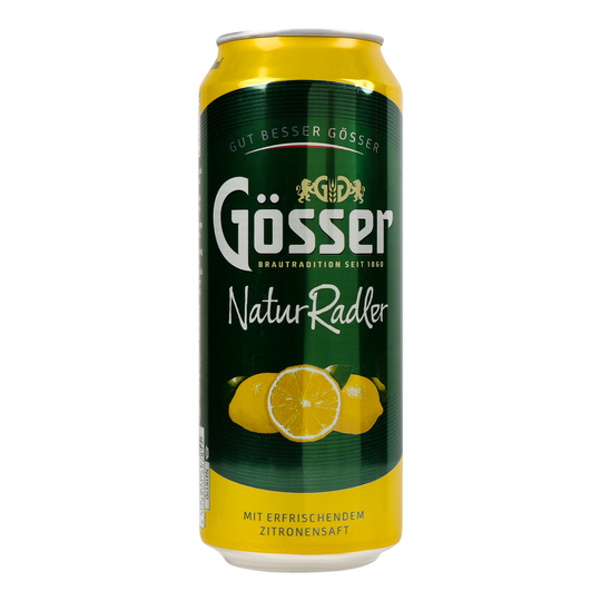 Пиво сп.Gosser Natur Radler 2% 0,5л з/б
