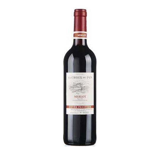 Вино LaCroixduPin Merlot ч/сух12,5%0,75л