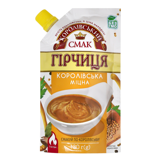 Гірчиця Кор.міц.Королів.смак д/п 130г