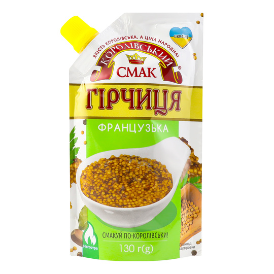 Гірчиця Француз.Королів.смак д/п 130г
