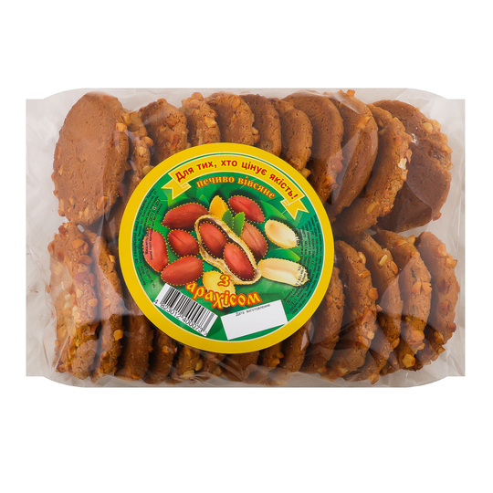 Печиво Ржищів Вівсяне згоріхами 500г