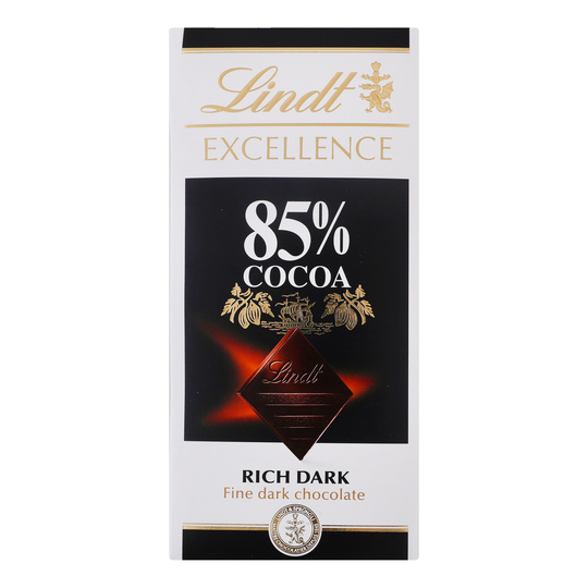 Шоколад чор.Еxcel.85% какао Lindt 100г