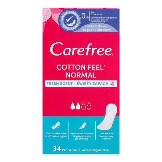 Прокладки щ.Carefree Cot.аром.34шт