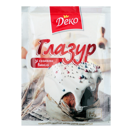 Глазур Ванільна біла Любисток