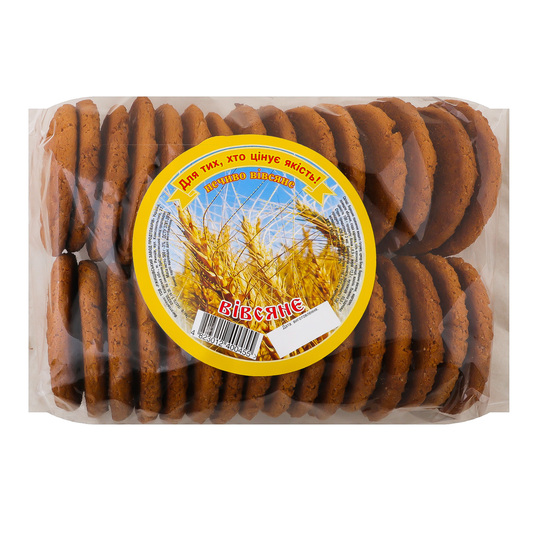 Печиво Вівсяне Ржищів 500г