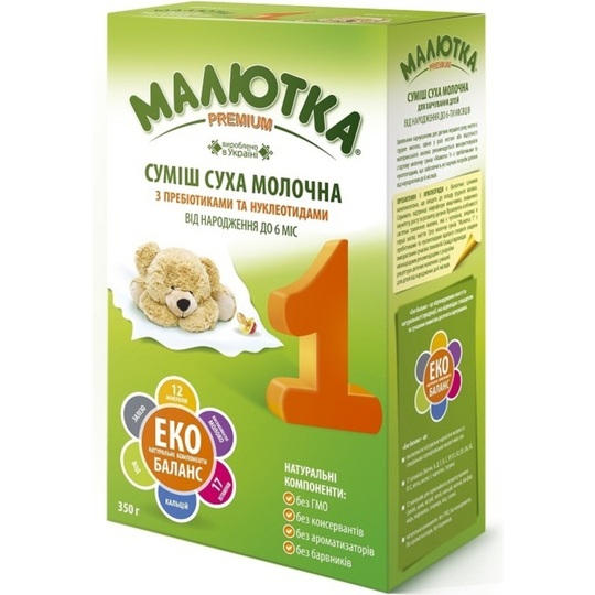 Суміш молочна Малютка Преміум 1 350г