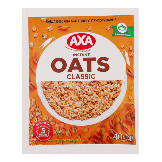 Каша вівсяна Axa натуральна 40г