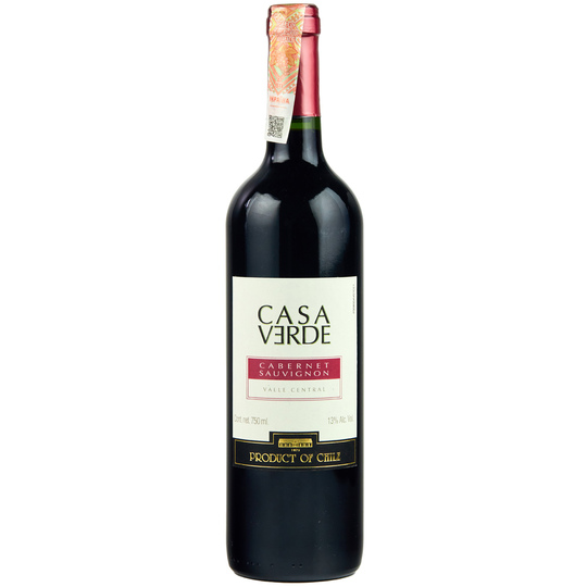 Вино CasaVerde Cab.Sauvign.ч/сух12%0,75л