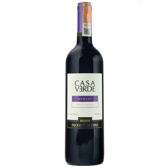 Вино Casa Verde Merlot ч/с12%0,75л