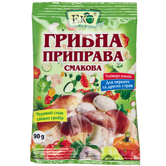 Приправа смакова грибна Еко 90г