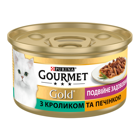 Консерва д/к.Gourmet Кролик,Печ.85г