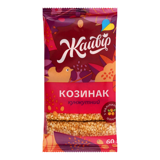 Козинак із кунжуту Жайвір 60г