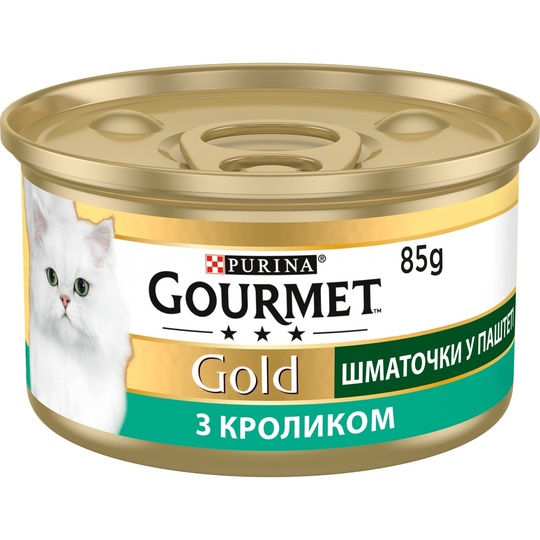 Консерва д/к G.Gold з кроликом паш.85г