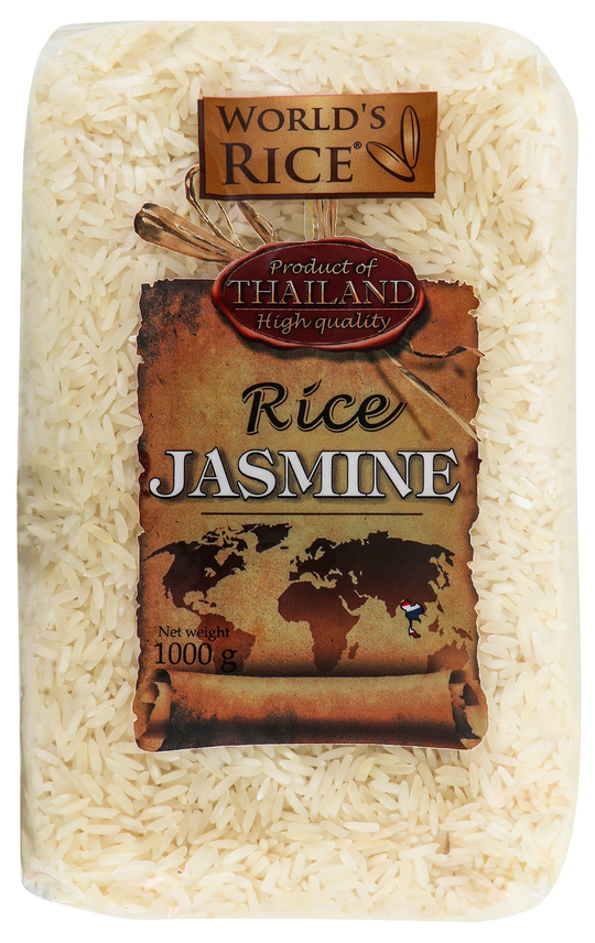 Рис Жасмін World's Rice 1кг