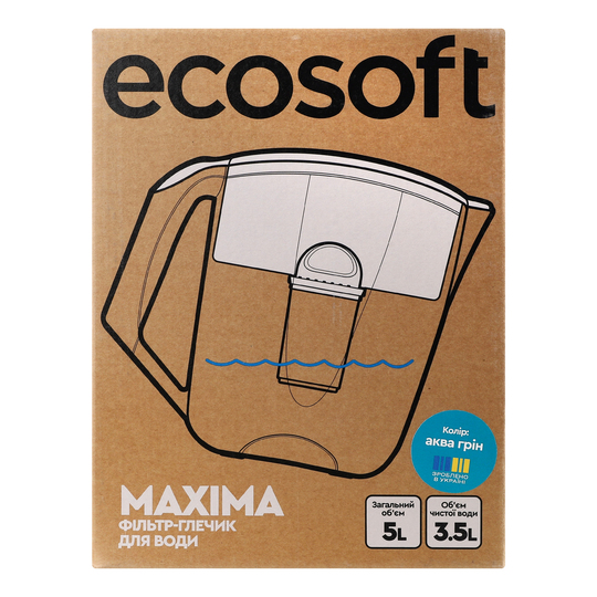 Фільтр-глечик аква грін Ecosoft Maxima
