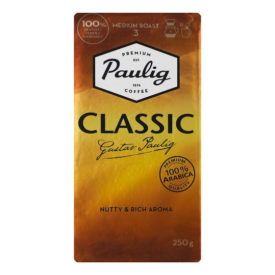 Кава мелена Paulig Classic в/у 250г
