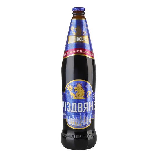 Пиво тем.Львівське Різдвяне4,4% 0,5л с/п